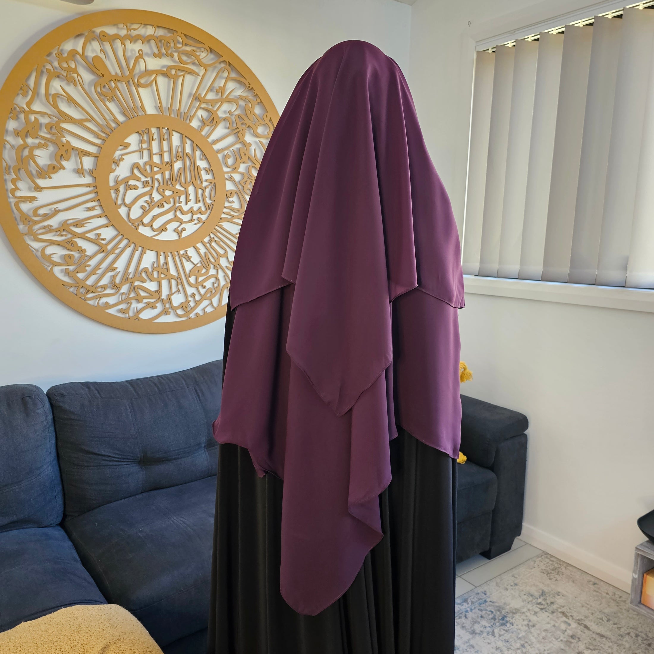 Triple Layer Diamond Niqab